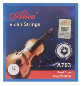 Alice A703 Basic Violin Strings 1/2