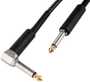 Cascha Guitar Cable 3 m Angled