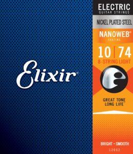 Elixir Nanoweb 8-String Light