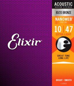 Elixir Nanoweb 80/20 Bronze Extra Light