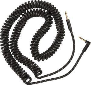 Fender Deluxe Series 30' Coil Cable Black Tweed