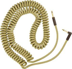 Fender Deluxe Series 30' Coil Cable Tweed