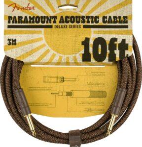 Fender Paramount Acoustic Instrument Cable 10'