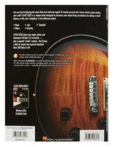 MS Hal Leonard Guitar Method - Lead Licks