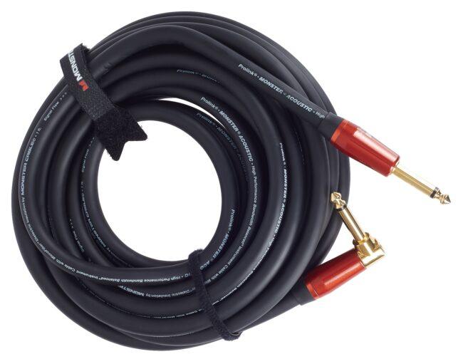 Monster Acoustic 21' Instrument Cable Angled